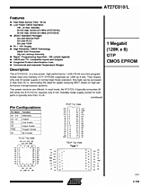 DataSheet AT27C010 pdf